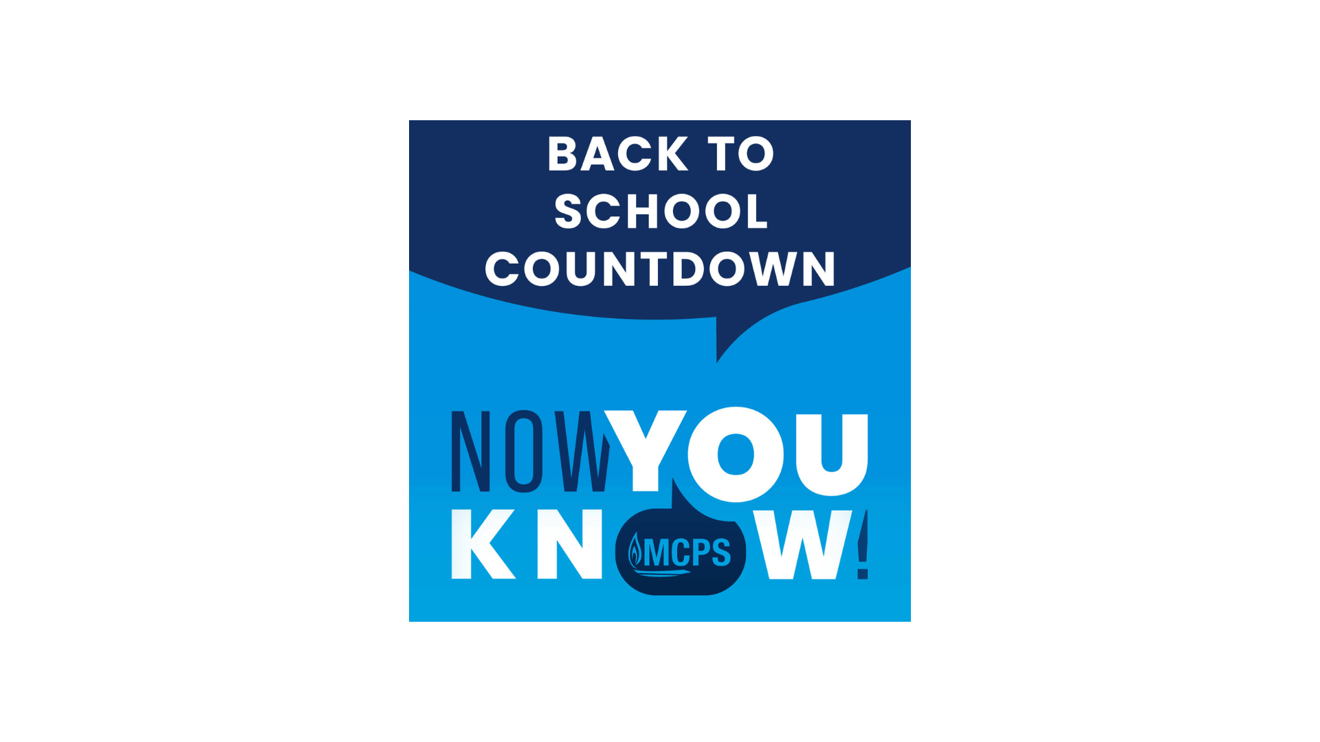 Now You Know — Back-to-School Countdown
